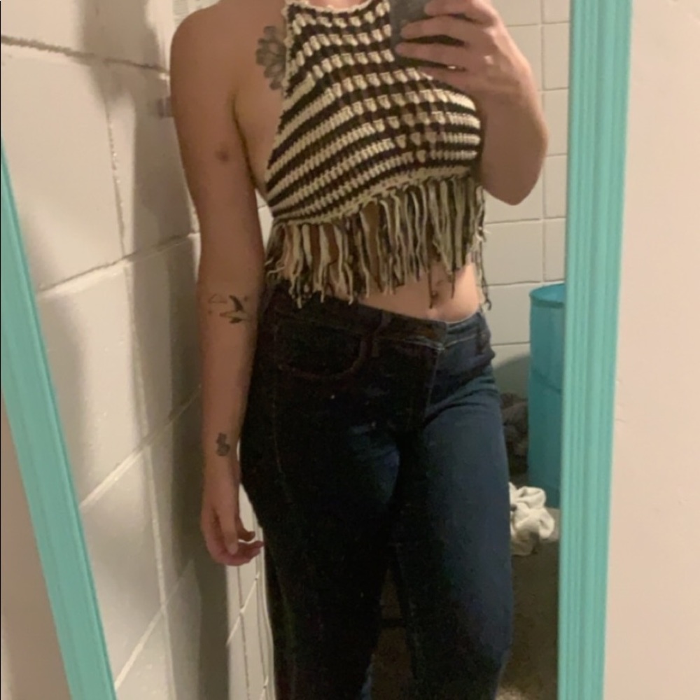 Crochet crop top
